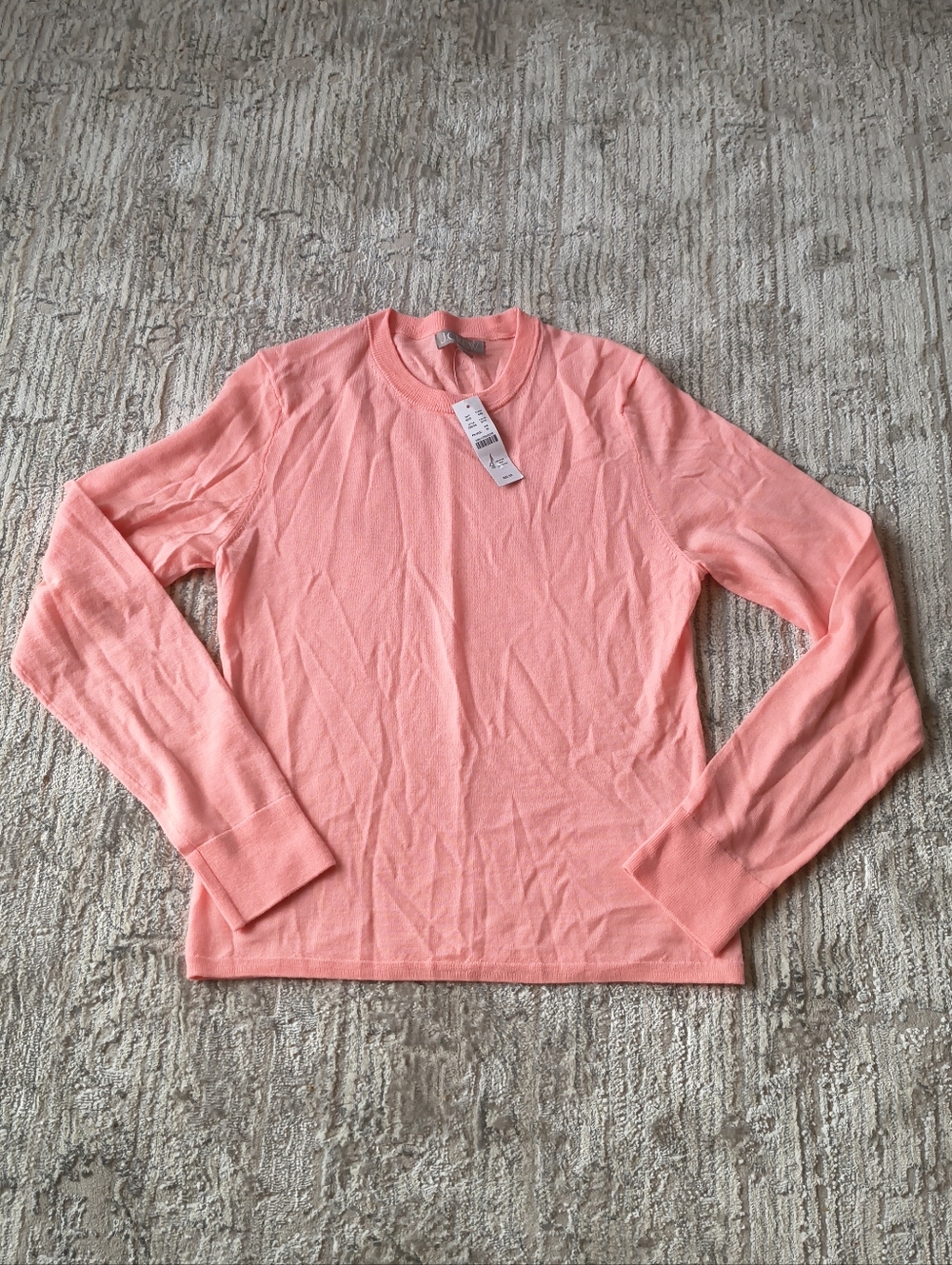 NWT J. Crew Carolyn fitted crewneck sweater in merino wool - Picture 2 of 5